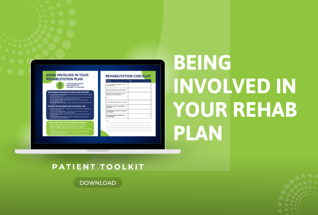 Picture of Being Involved in Your Rehab Plan Toolkit