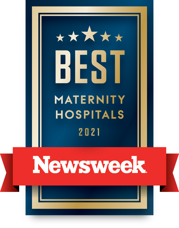 Newsweek Best Maternity Care Hospitals logo 2021