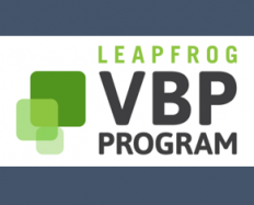Logo for the Leapfrog VBP (Value-Based Purchasing) Program.