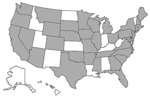 Map of Regional Roll-Outs in the US